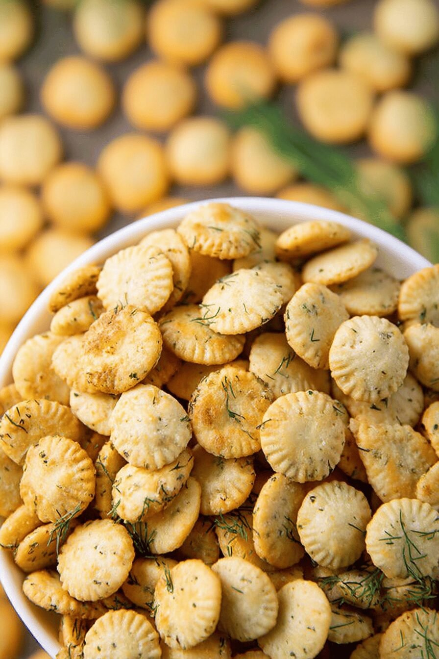 Homemade Dill Oyster Cracker Recipe