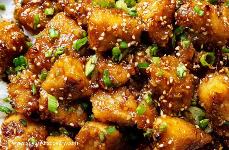 Honey Garlic Chicken Bites Recipe