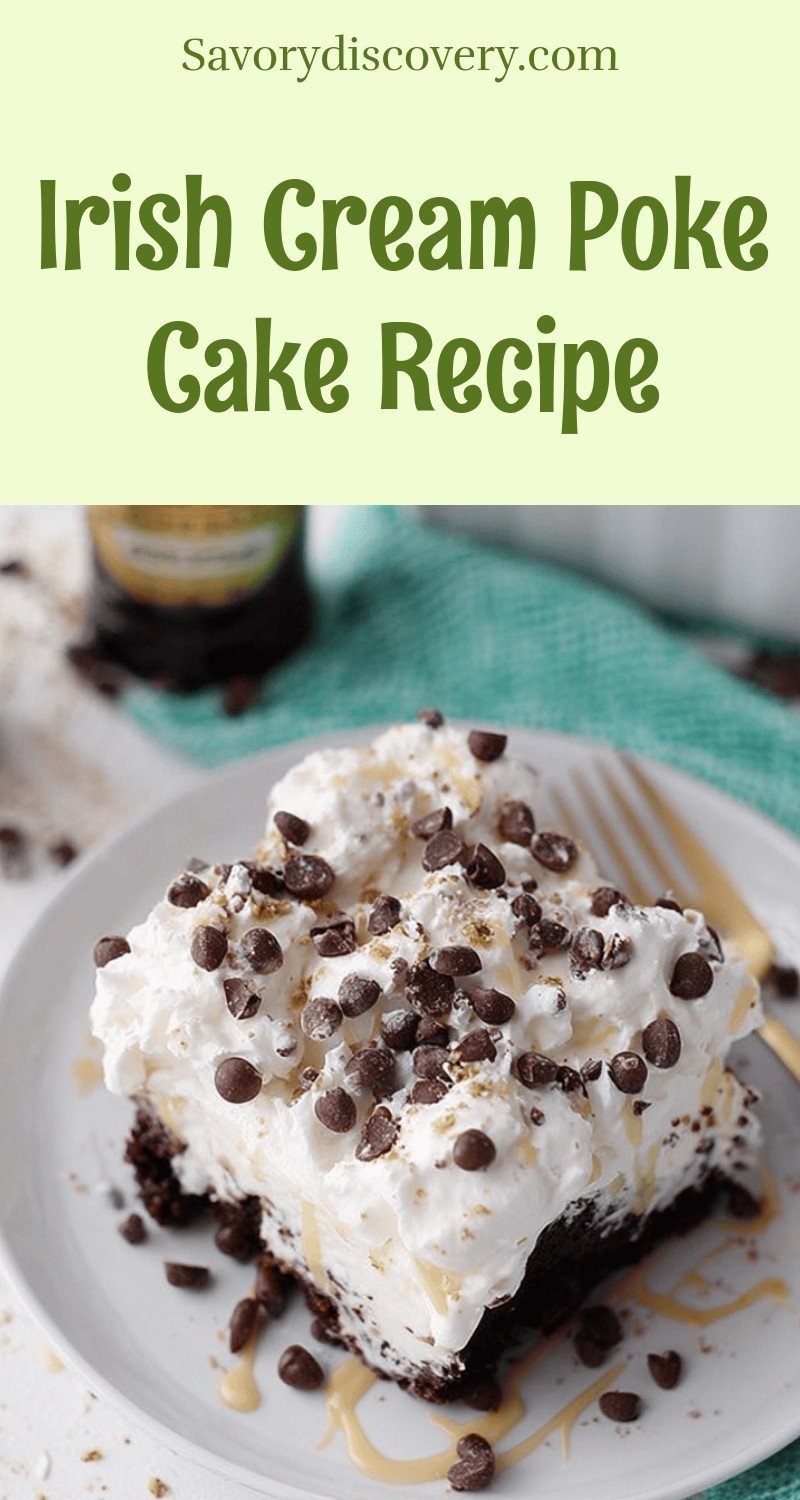 Irish Cream Poke Cake Recipe
