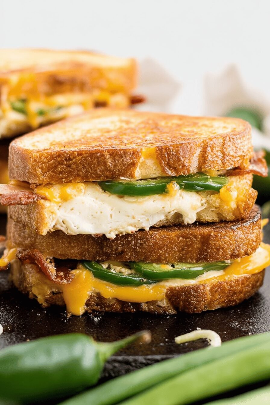 Jalapeño Popper Grilled Cheese Sandwich Recipe