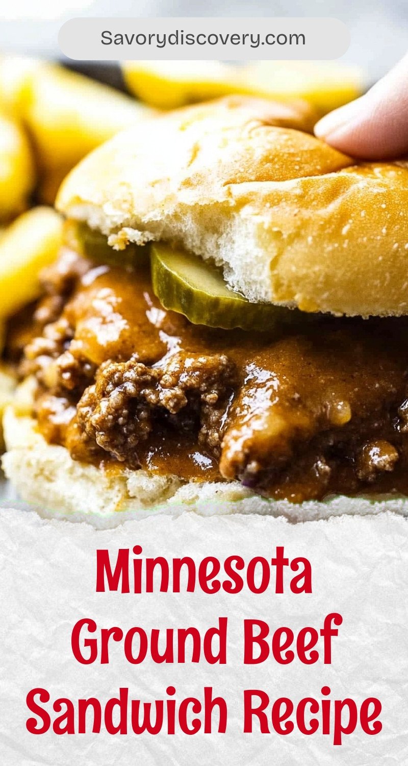 Minnesota Ground Beef Sandwich Recipe
