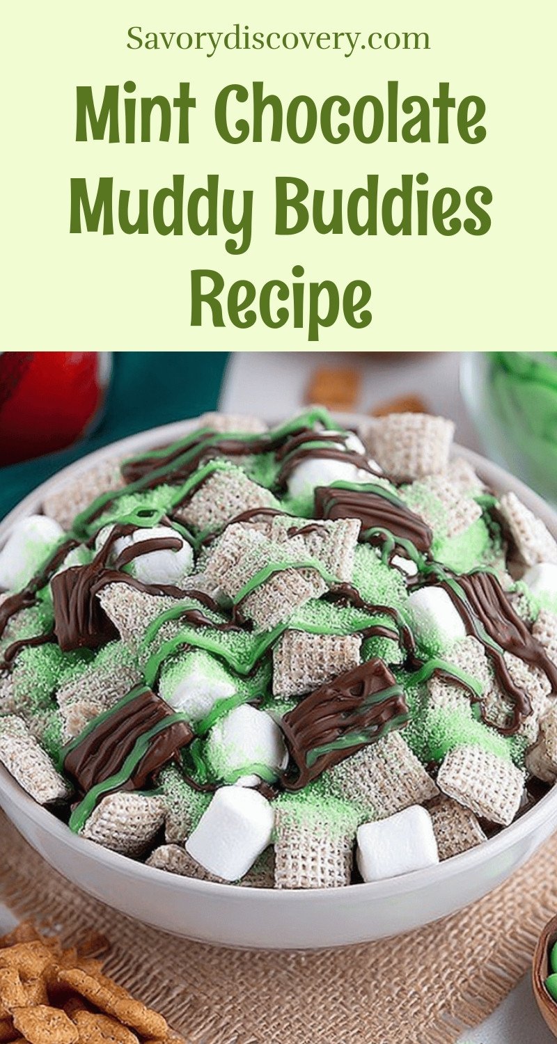 Mint Chocolate Muddy Buddies Recipe