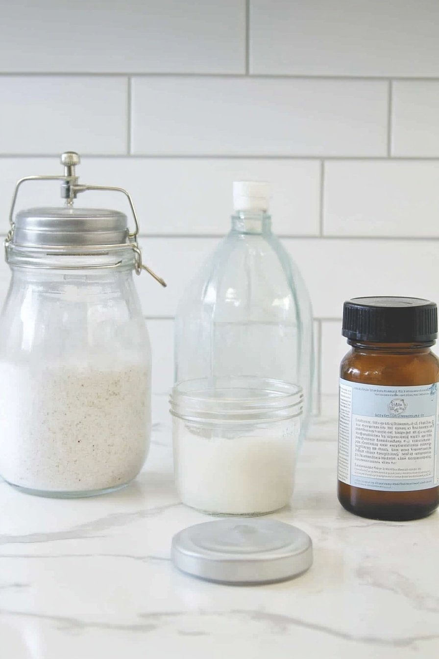 Natural DIY Scrub for Bathroom Cleaning