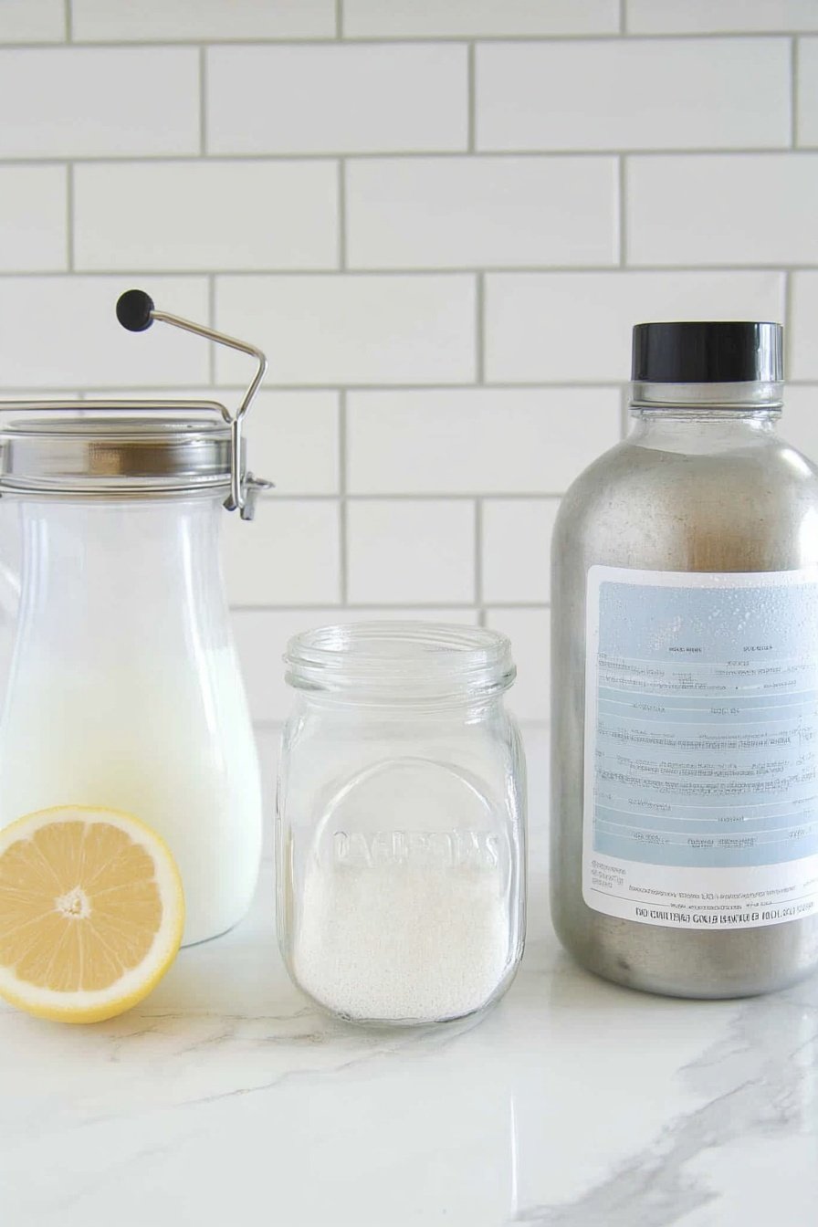 Natural DIY Scrub for Bathroom Cleaning
