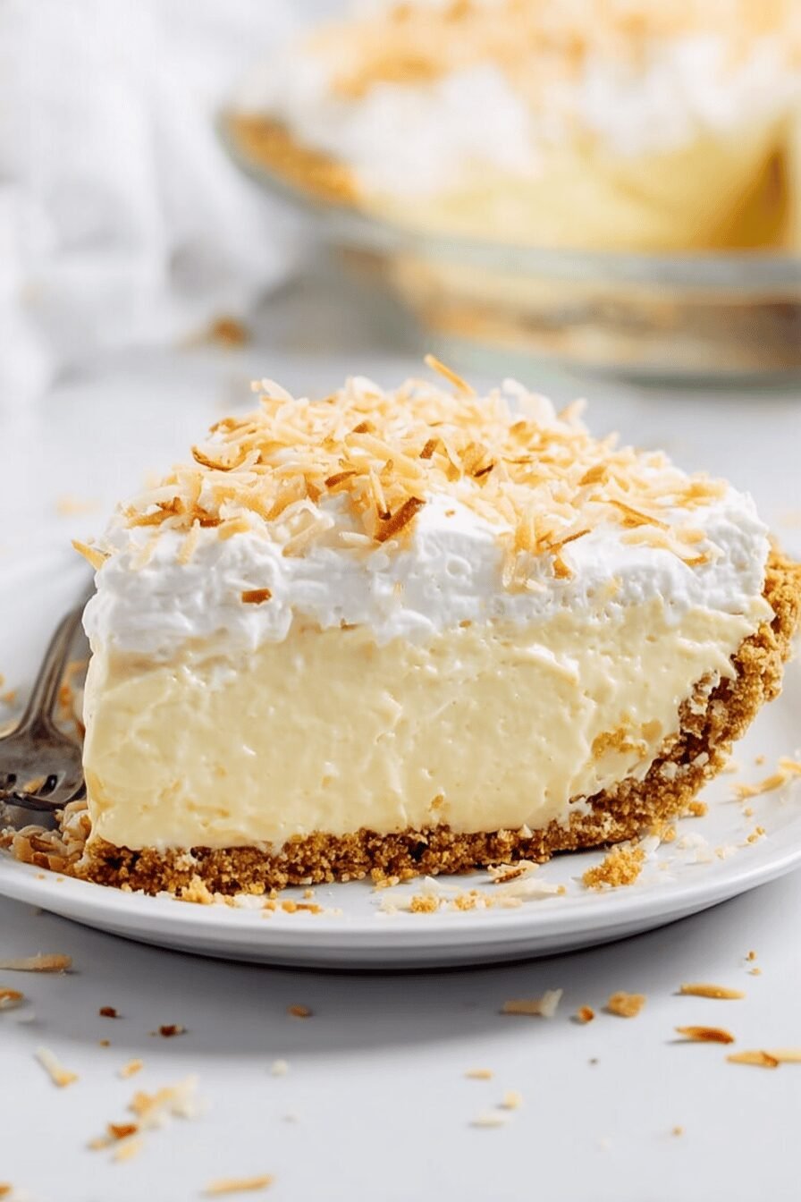 No Bake Coconut Cream Pie Recipe