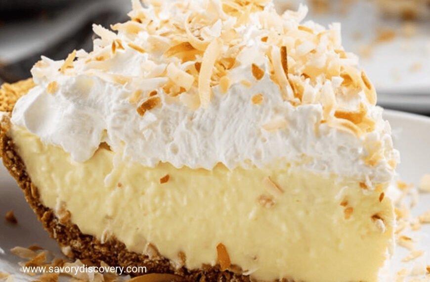 No Bake Coconut Cream Pie Recipe