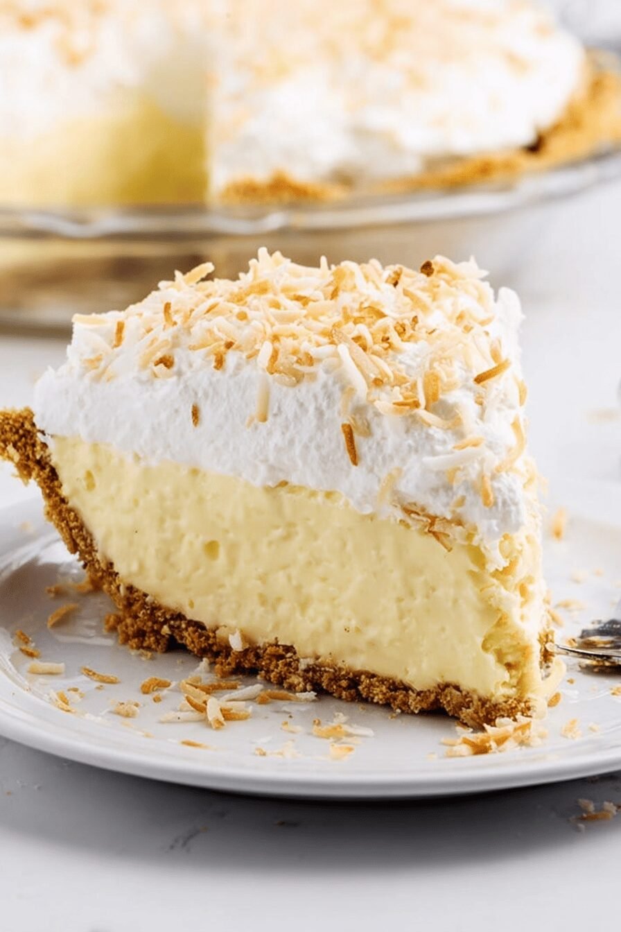 No Bake Coconut Cream Pie Recipe