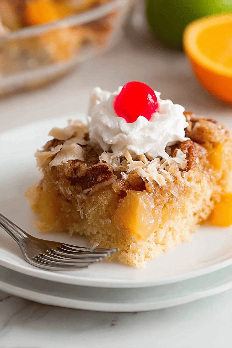 Old Fashioned Fruit Cocktail Cake Recipe