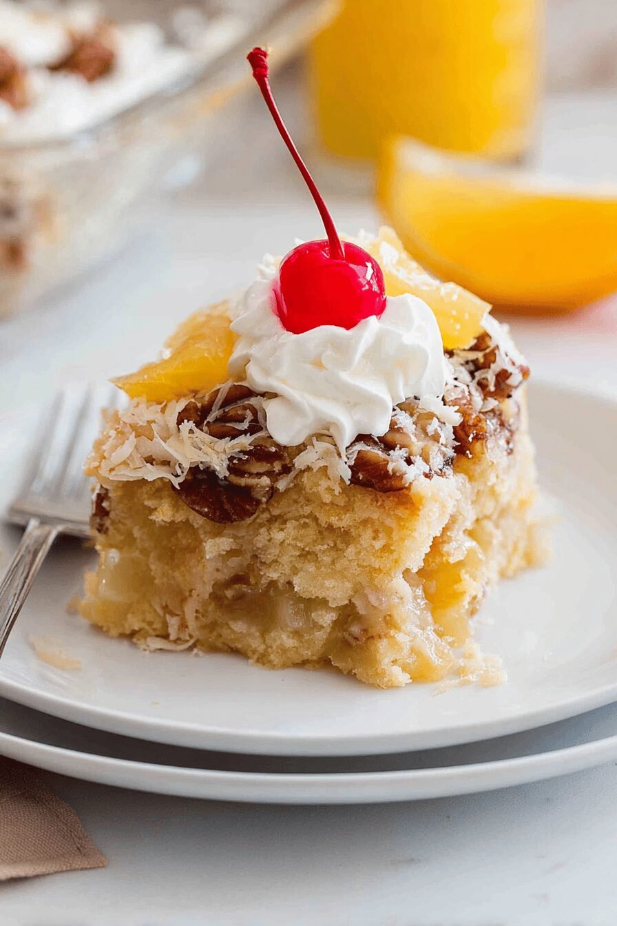 Old Fashioned Fruit Cocktail Cake Recipe