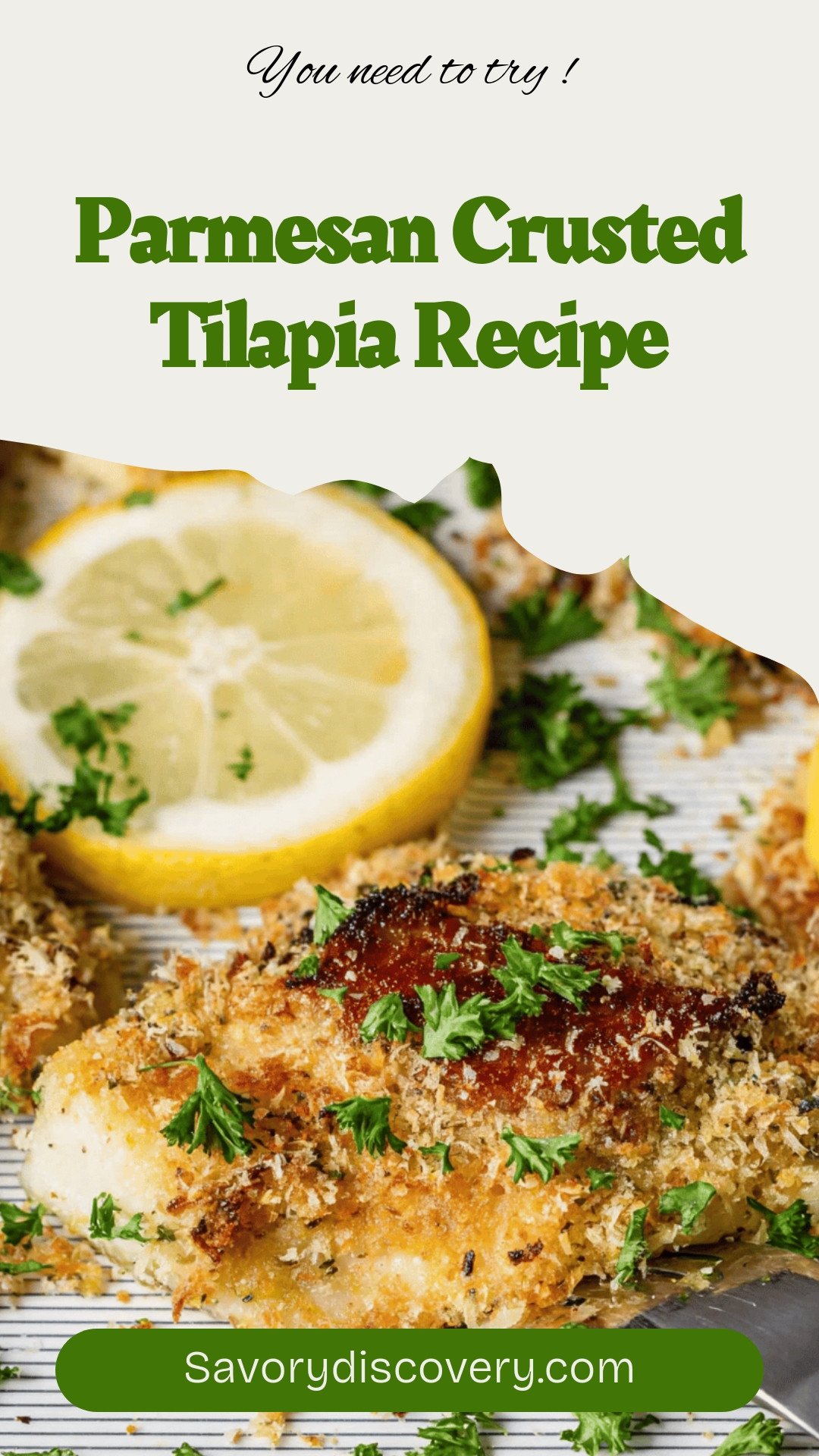 Parmesan Crusted Tilapia Recipe