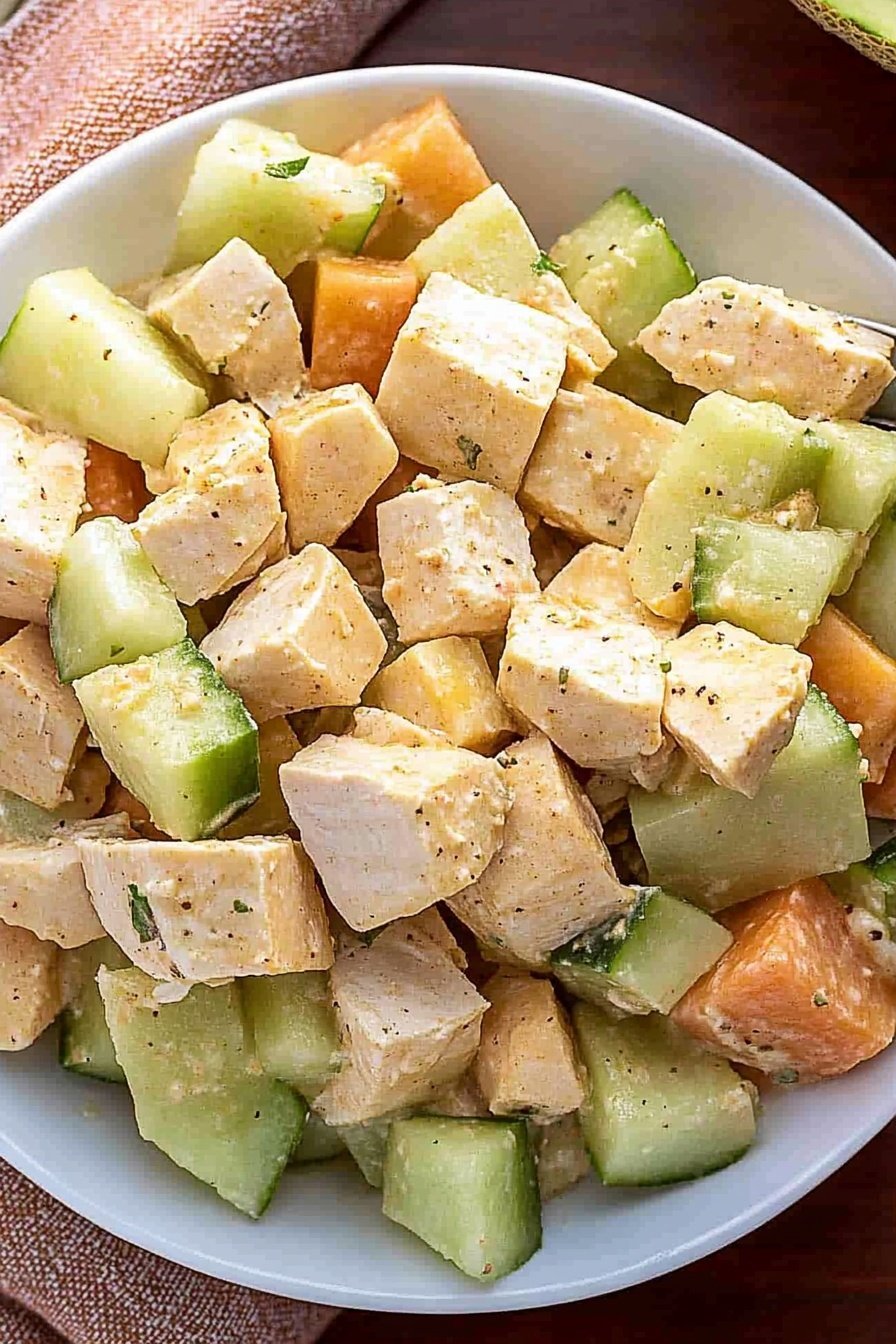 Patty's Refreshing Melon Turkey Salad