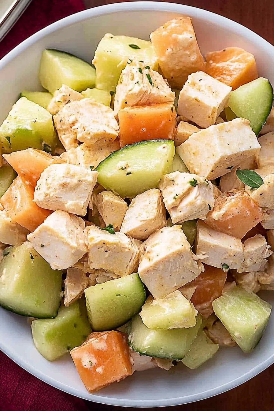 Patty's Refreshing Melon Turkey Salad