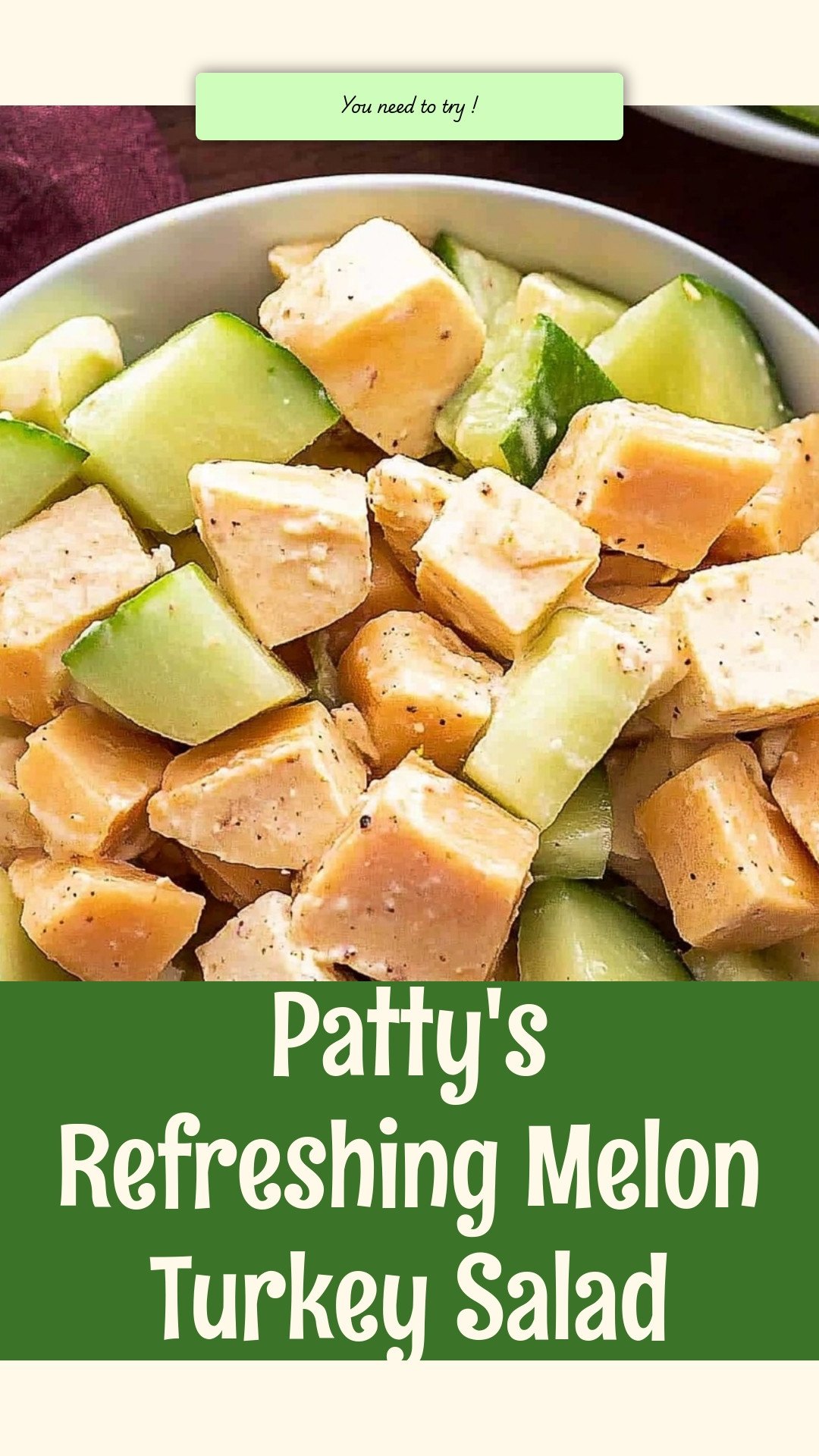 Patty's Refreshing Melon Turkey Salad