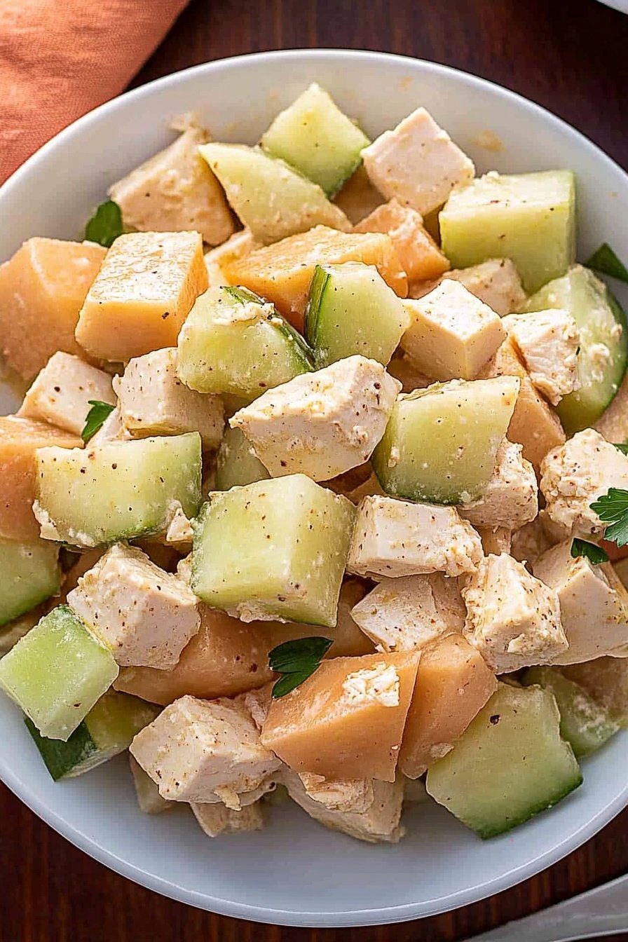 Patty's Refreshing Melon Turkey Salad
