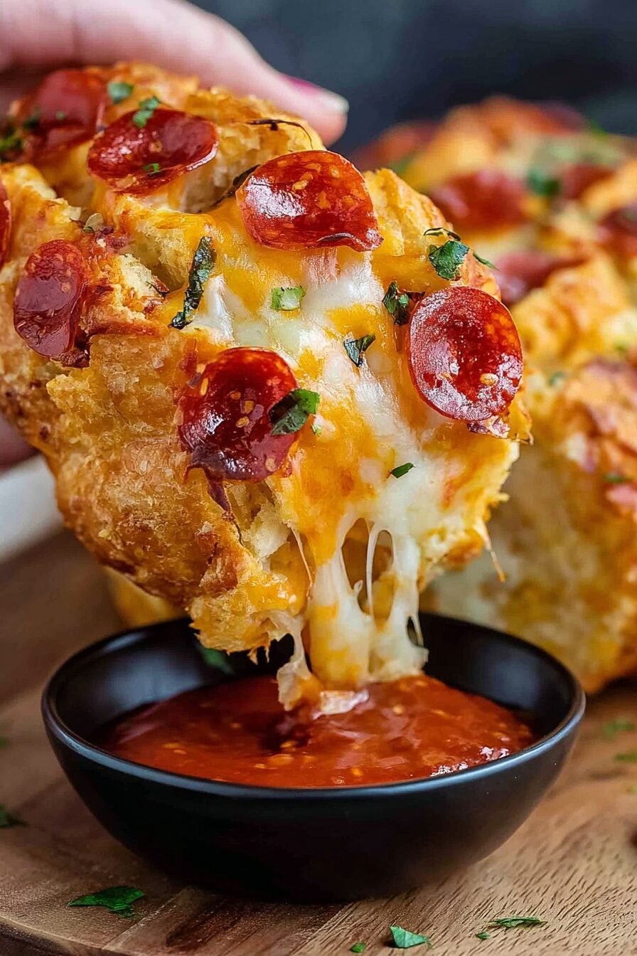 Pepperoni Pull Apart Bread Recipe