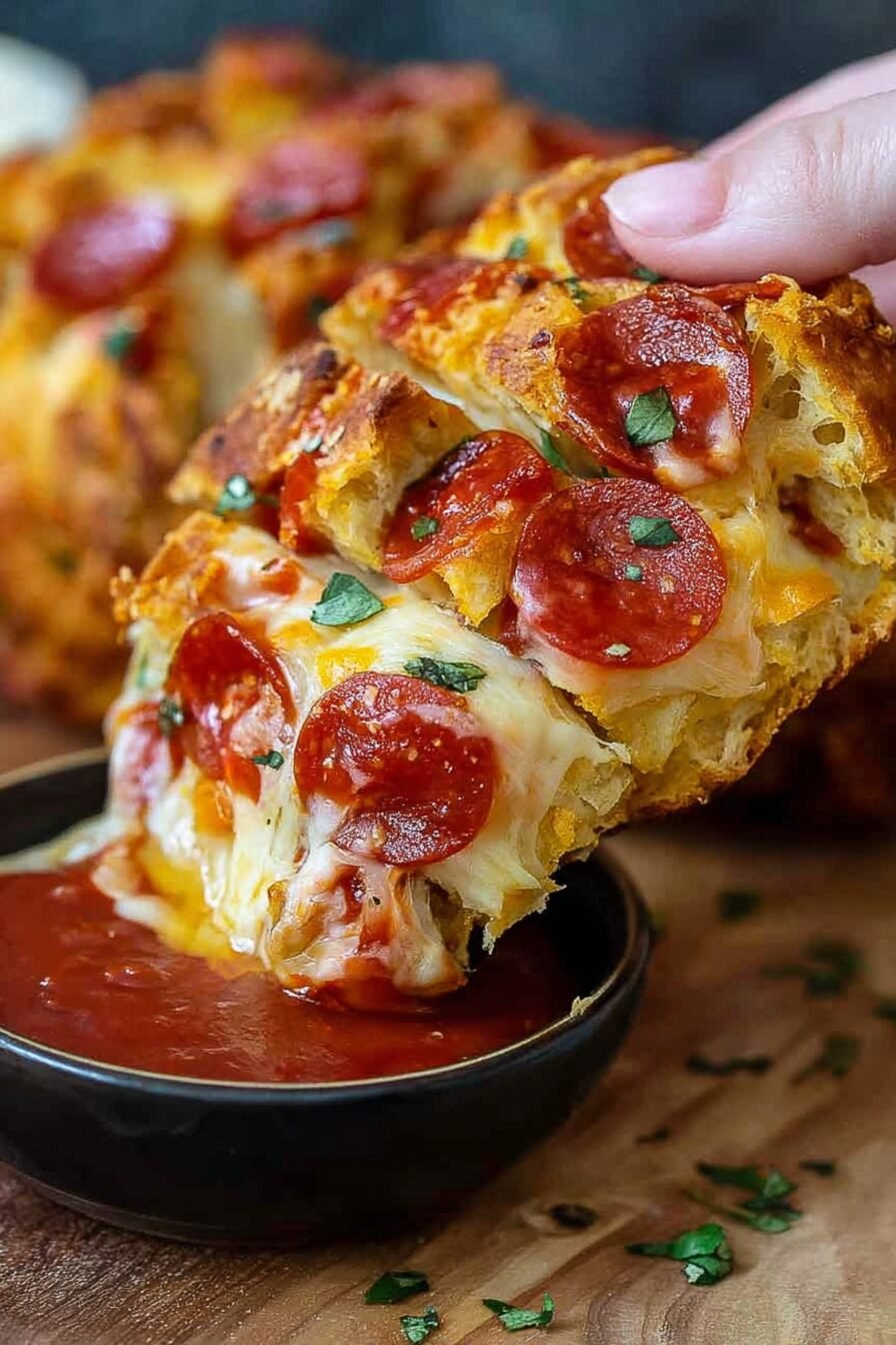 Pepperoni Pull Apart Bread Recipe