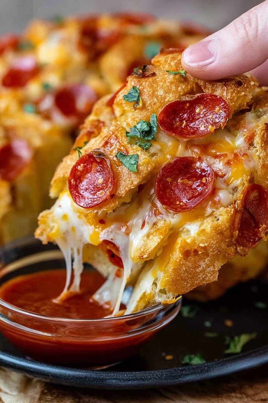 Pepperoni Pull Apart Bread Recipe