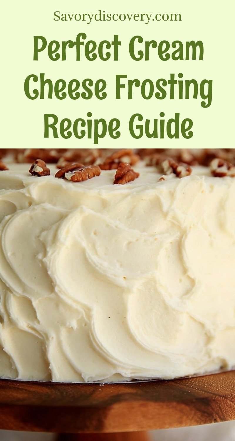 Perfect Cream Cheese Frosting Recipe Guide