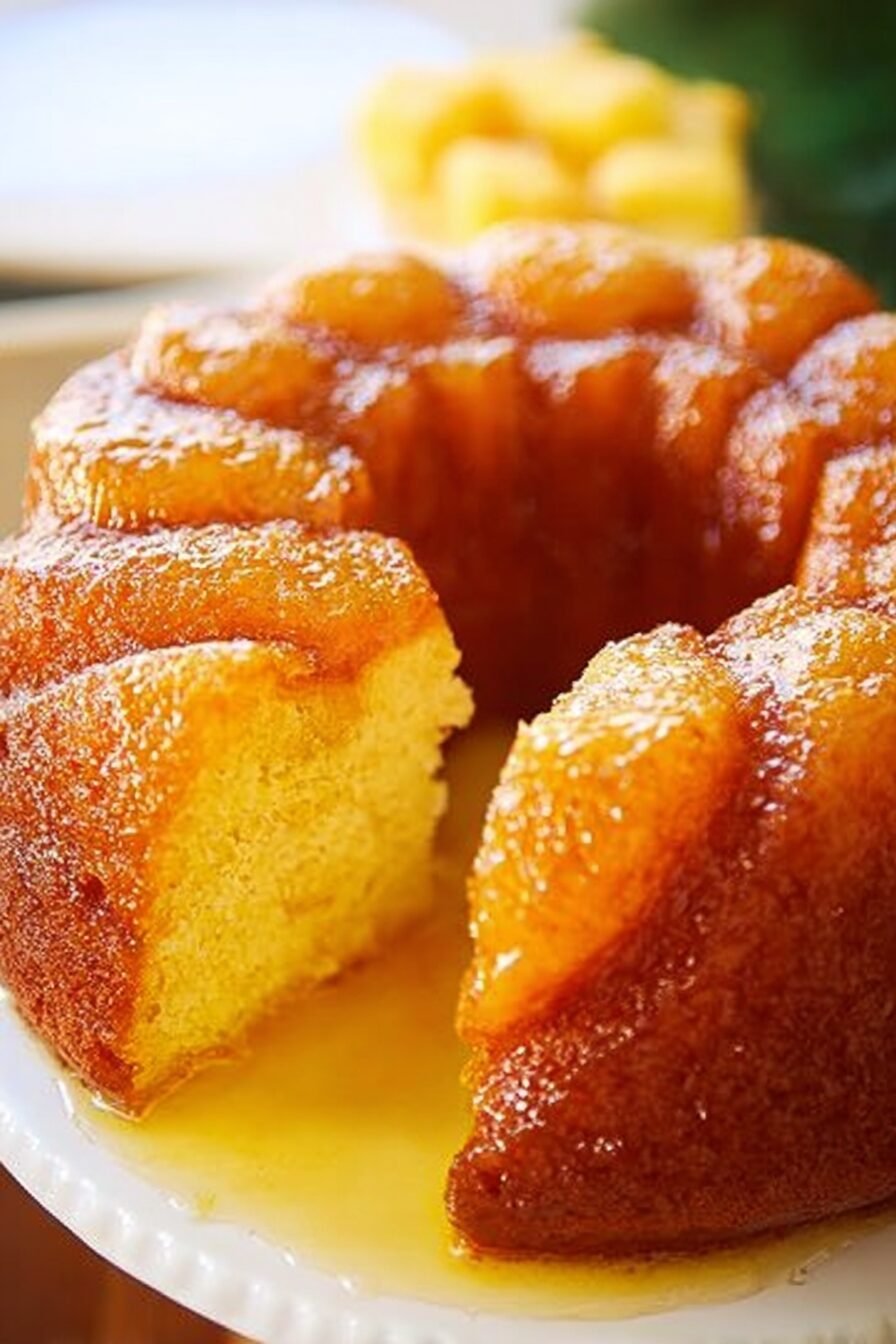 Pineapple Juice Cake Recipe