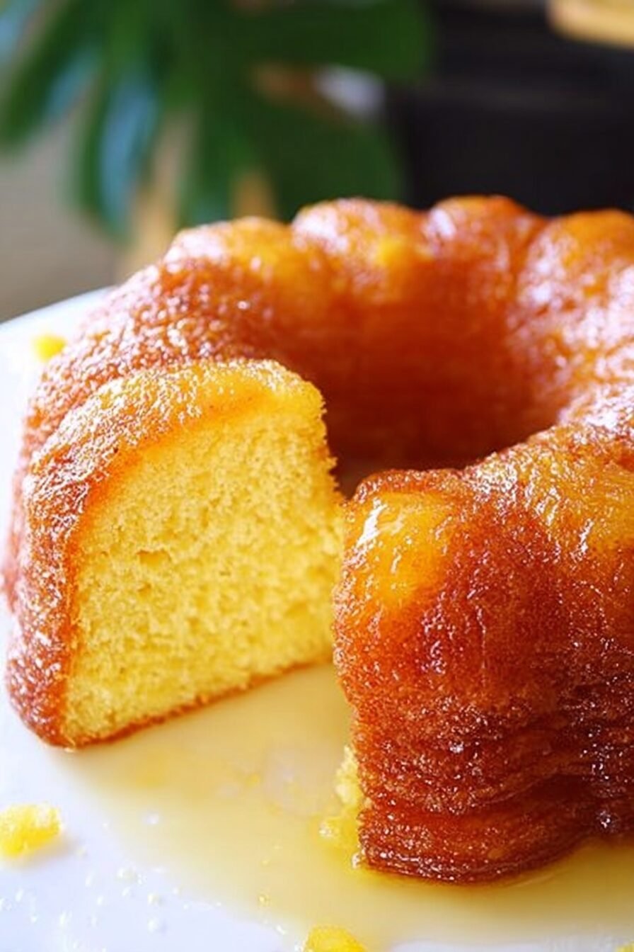 Pineapple Juice Cake Recipe