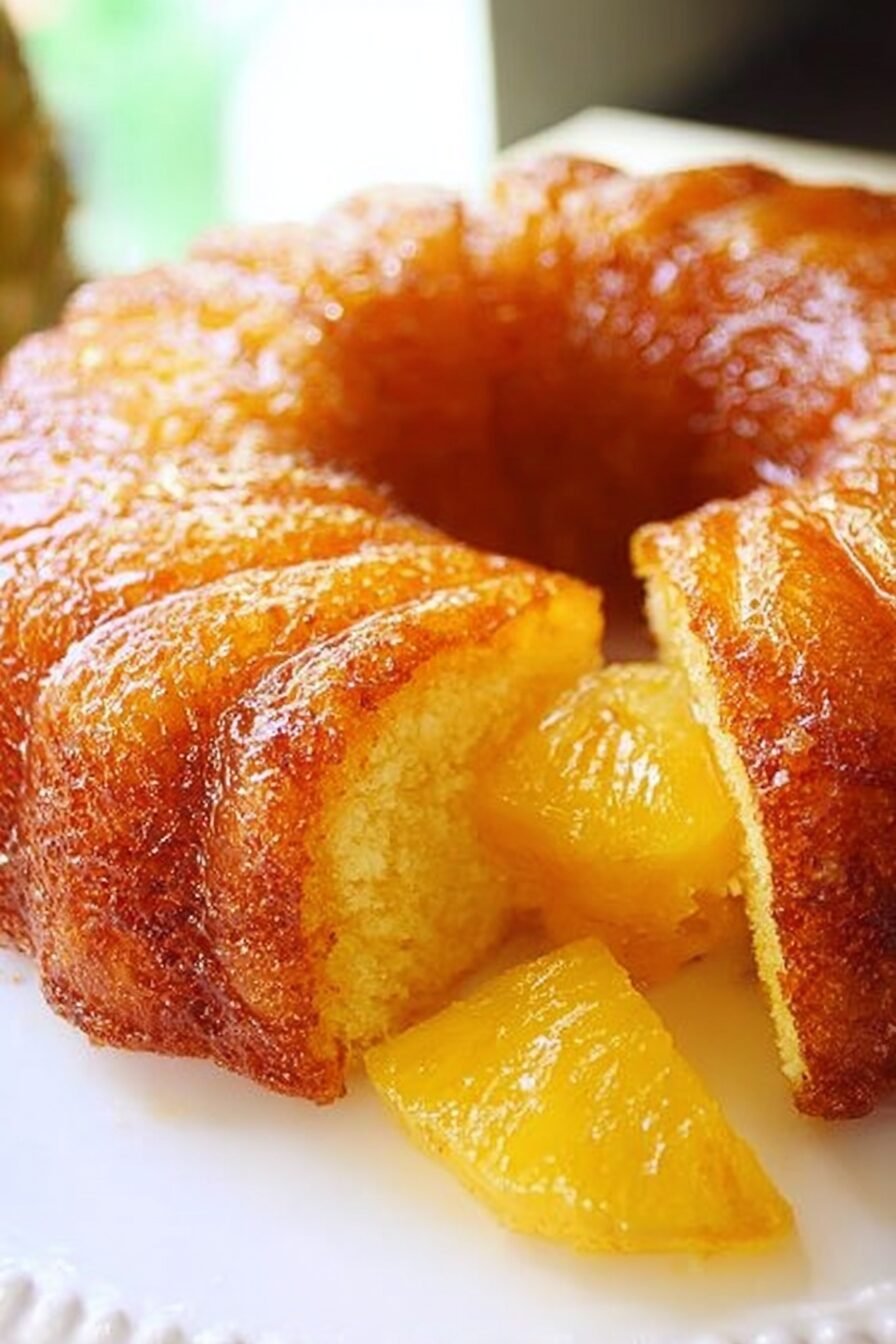 Pineapple Juice Cake Recipe