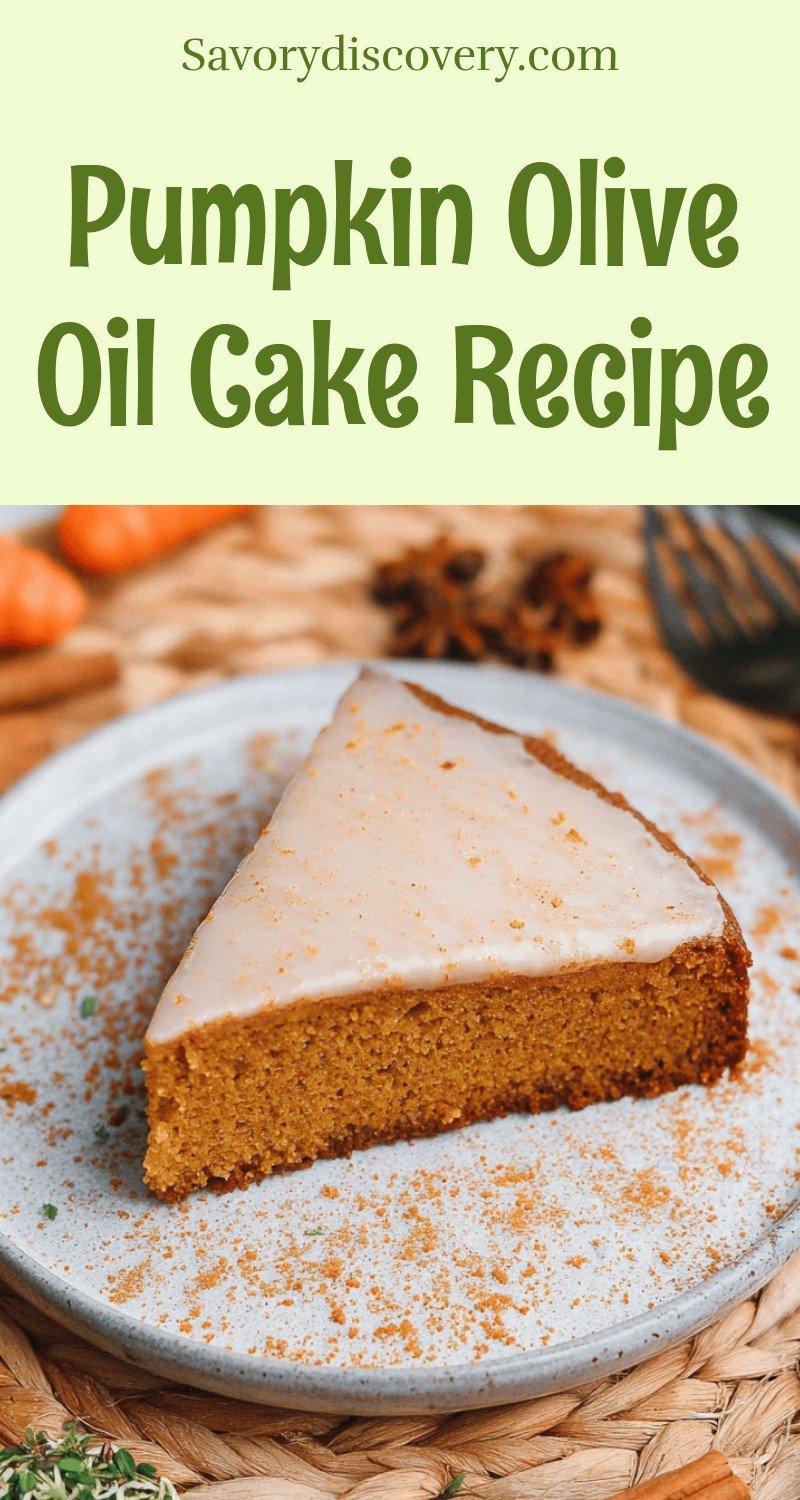 Pumpkin Olive Oil Cake Recipe