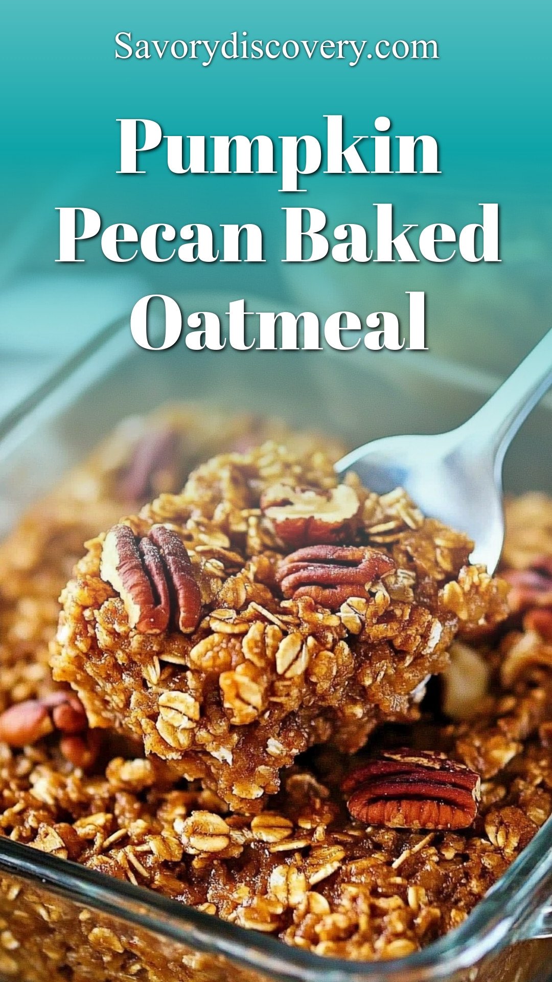 Pumpkin Pecan Baked Oatmeal