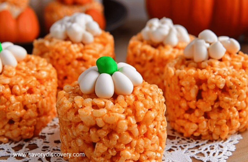 Pumpkin Rice Krispie Treats Recipe