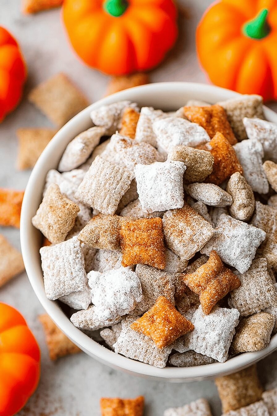 Pumpkin Spice Puppy Chow Recipe