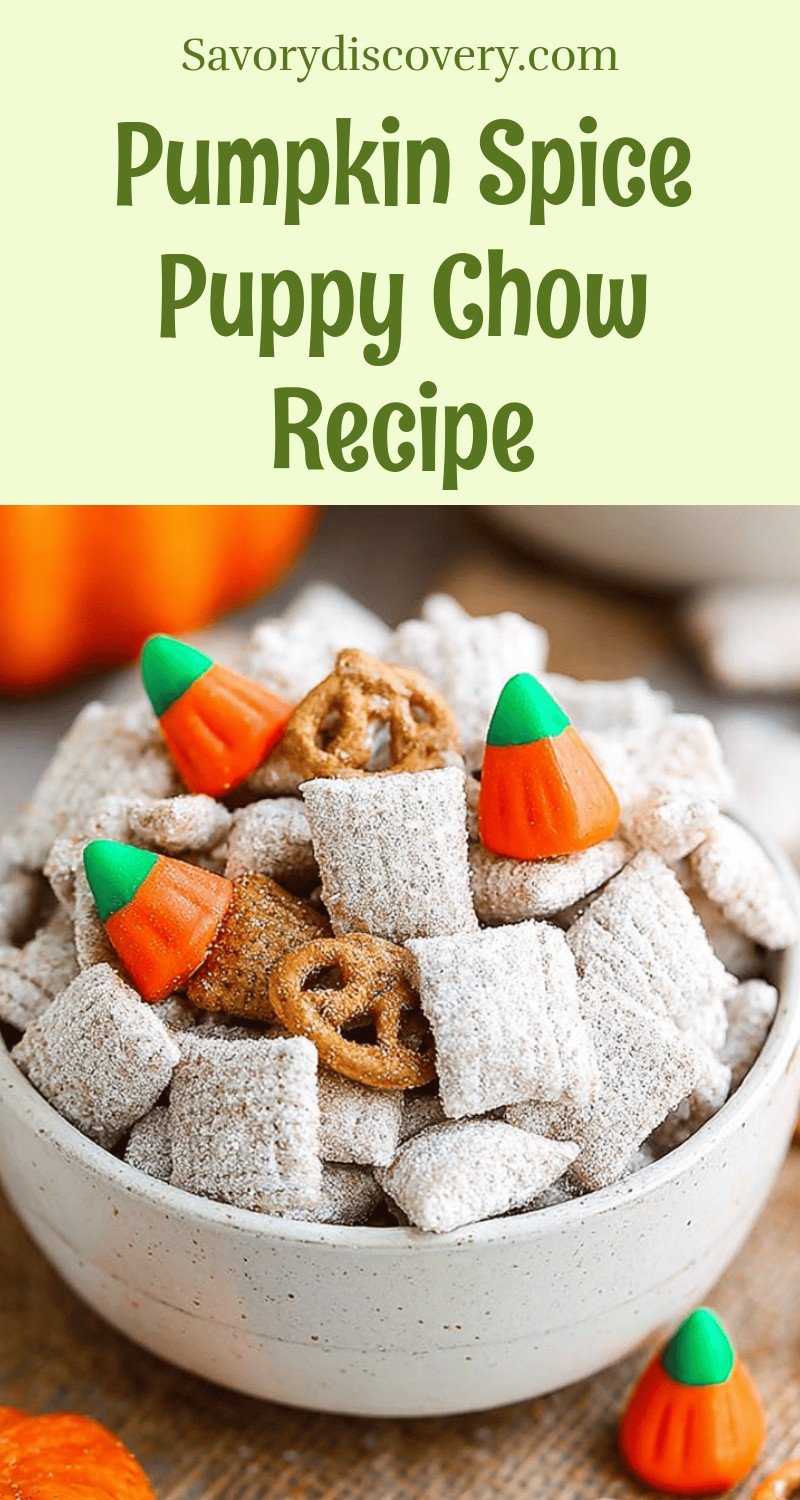 Pumpkin Spice Puppy Chow Recipe