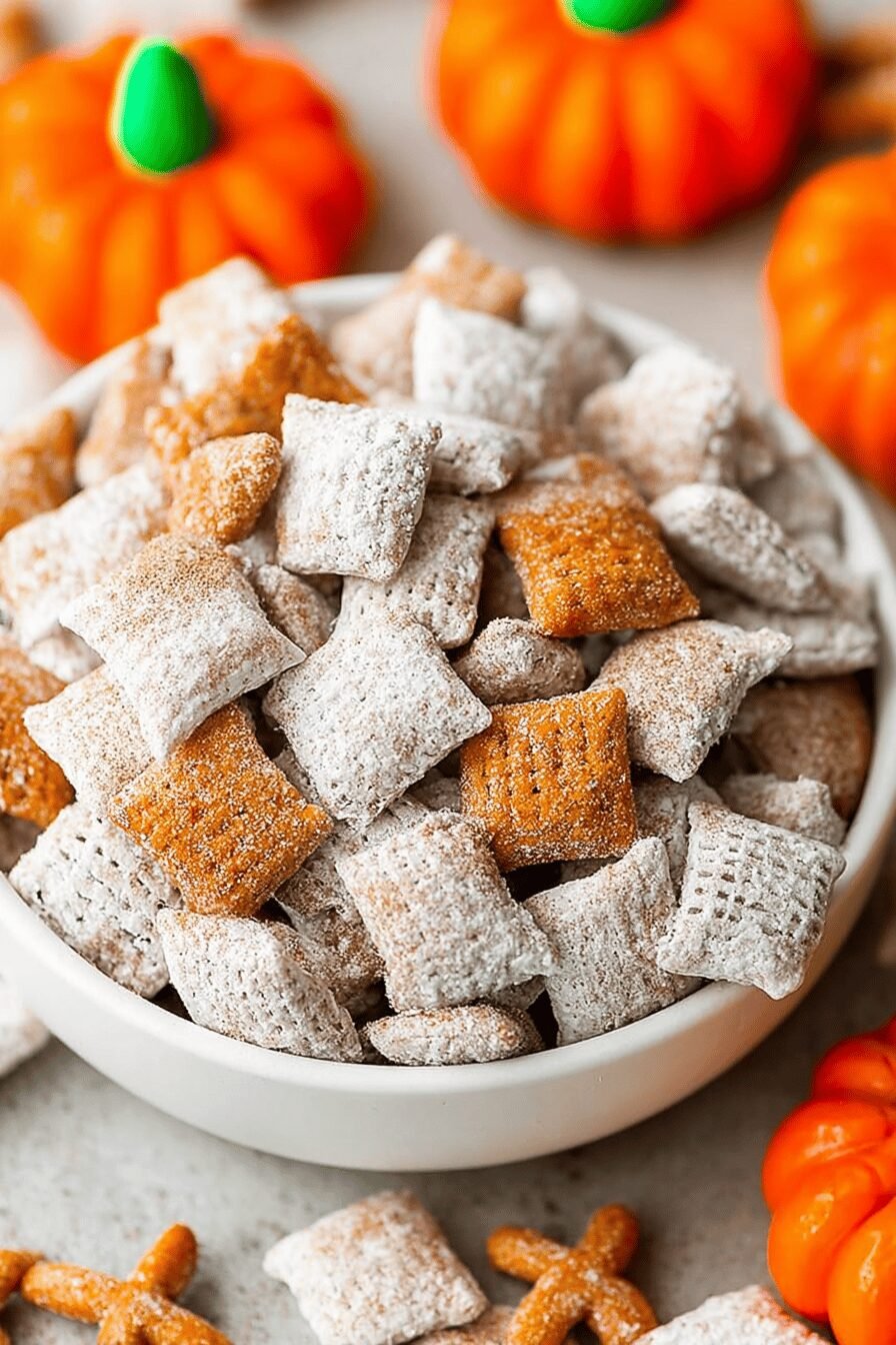 Pumpkin Spice Puppy Chow Recipe