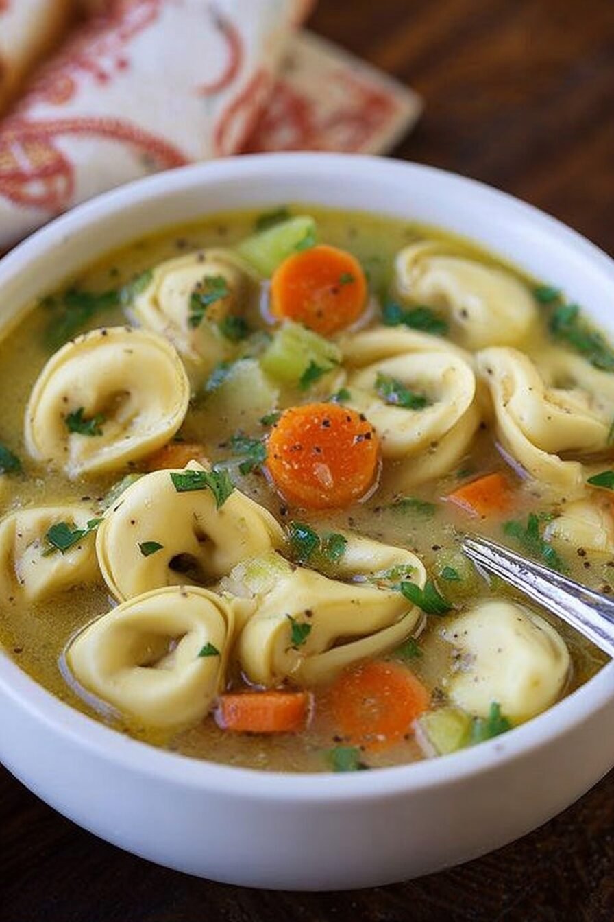 Quick 30-Minute Cheese Tortellini Soup