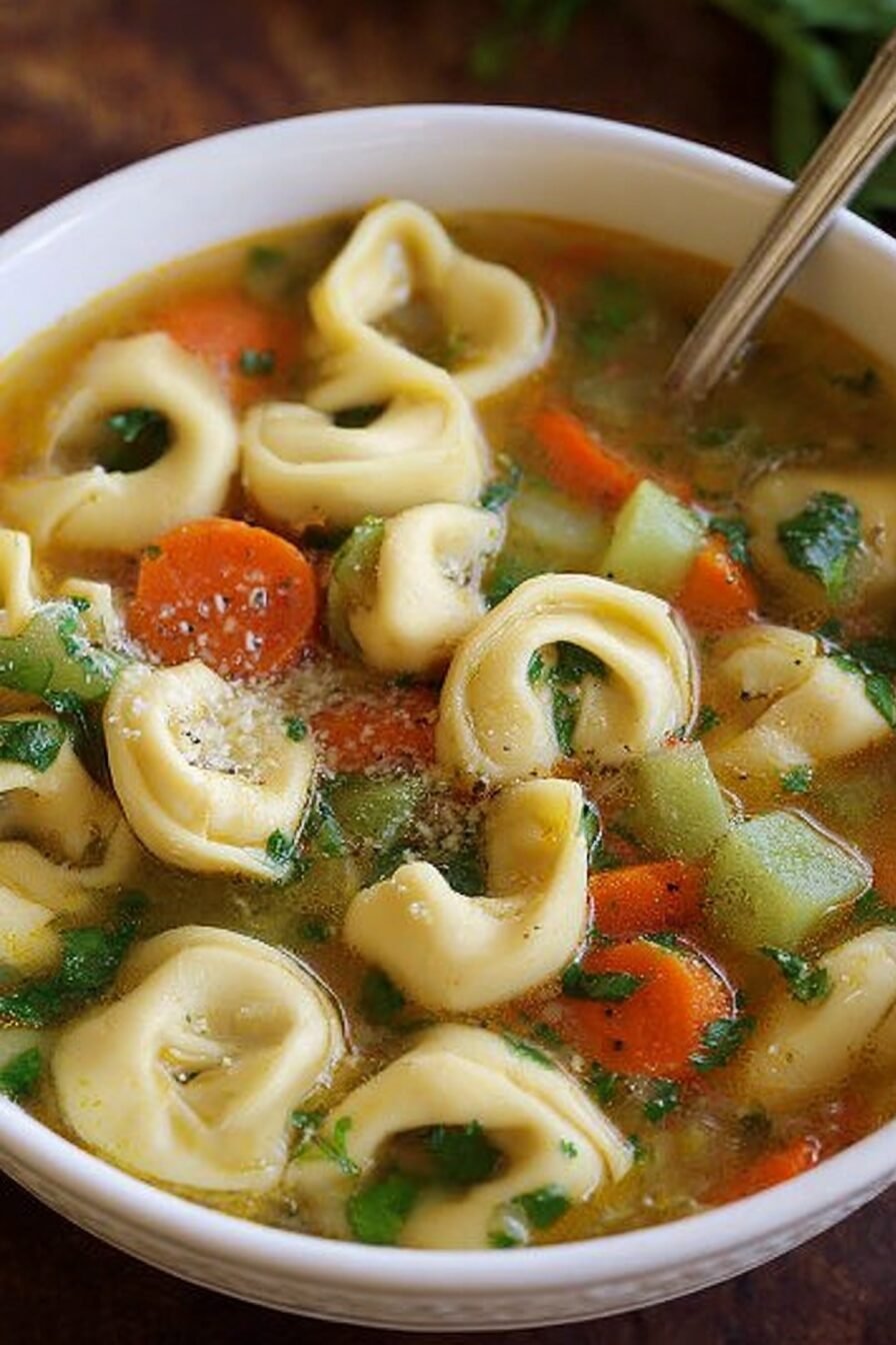 Quick 30-Minute Cheese Tortellini Soup