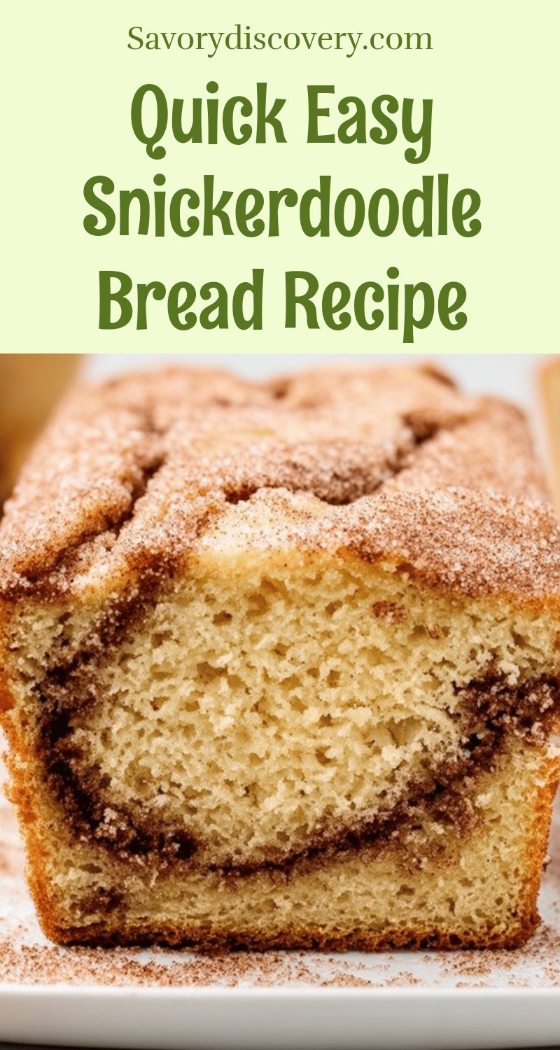 Quick Easy Snickerdoodle Bread Recipe