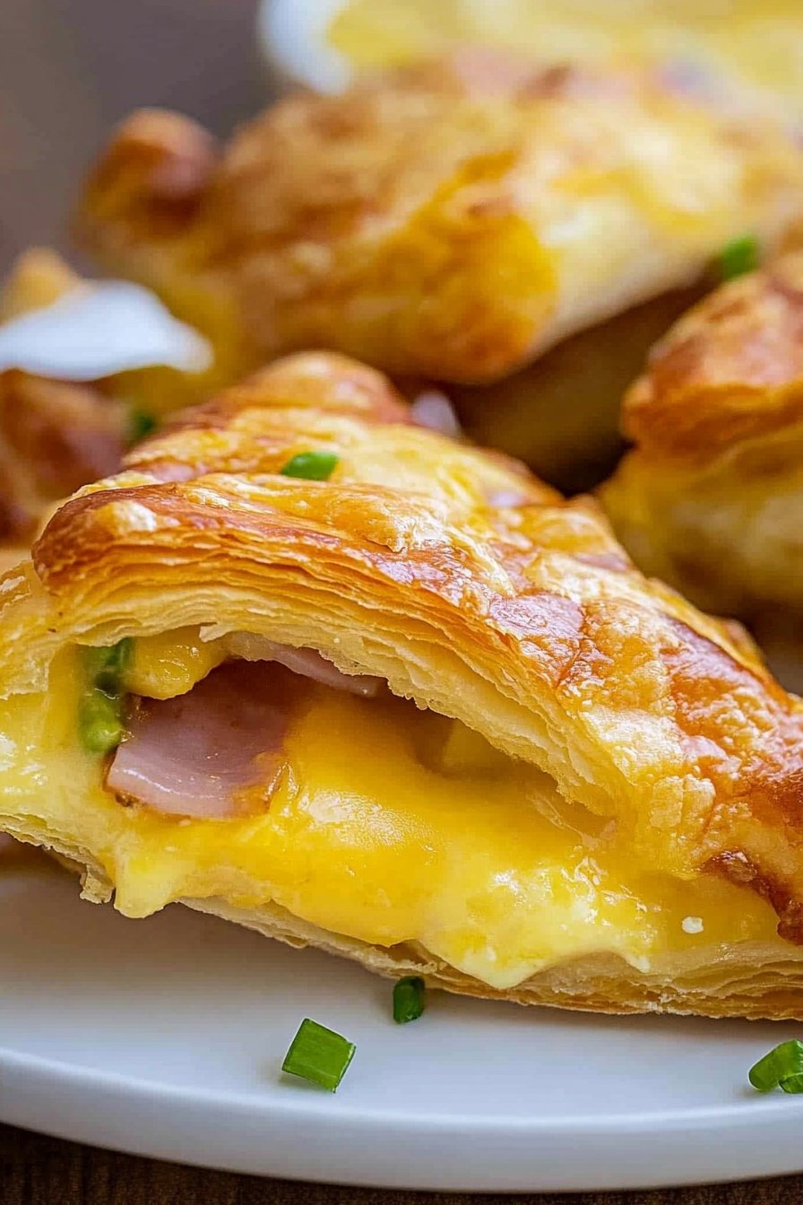Savory Ham and Cheese Breakfast Pastries