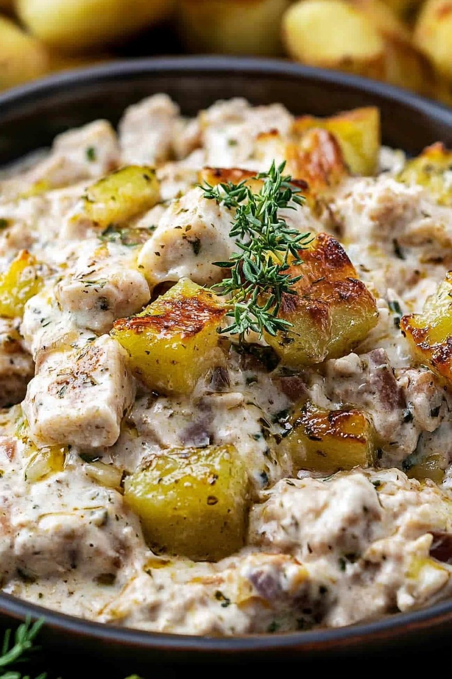 Savory Onion and Pickle Dip