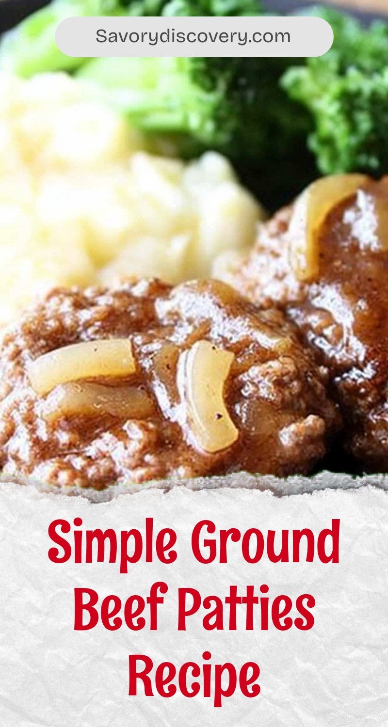 Simple Ground Beef Patties Recipe