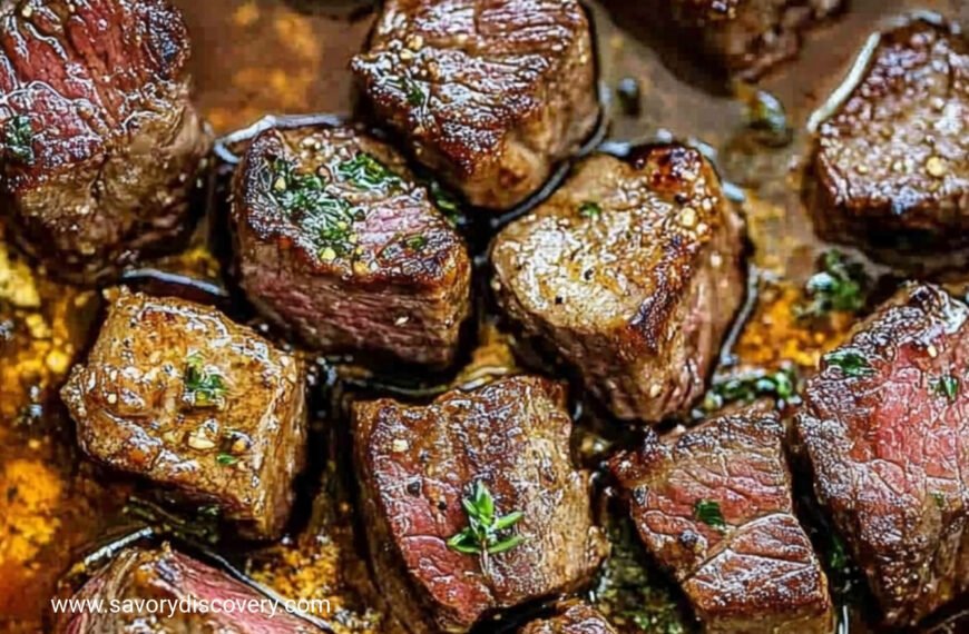 Sizzling Cowboy Steak Appetizer Bites