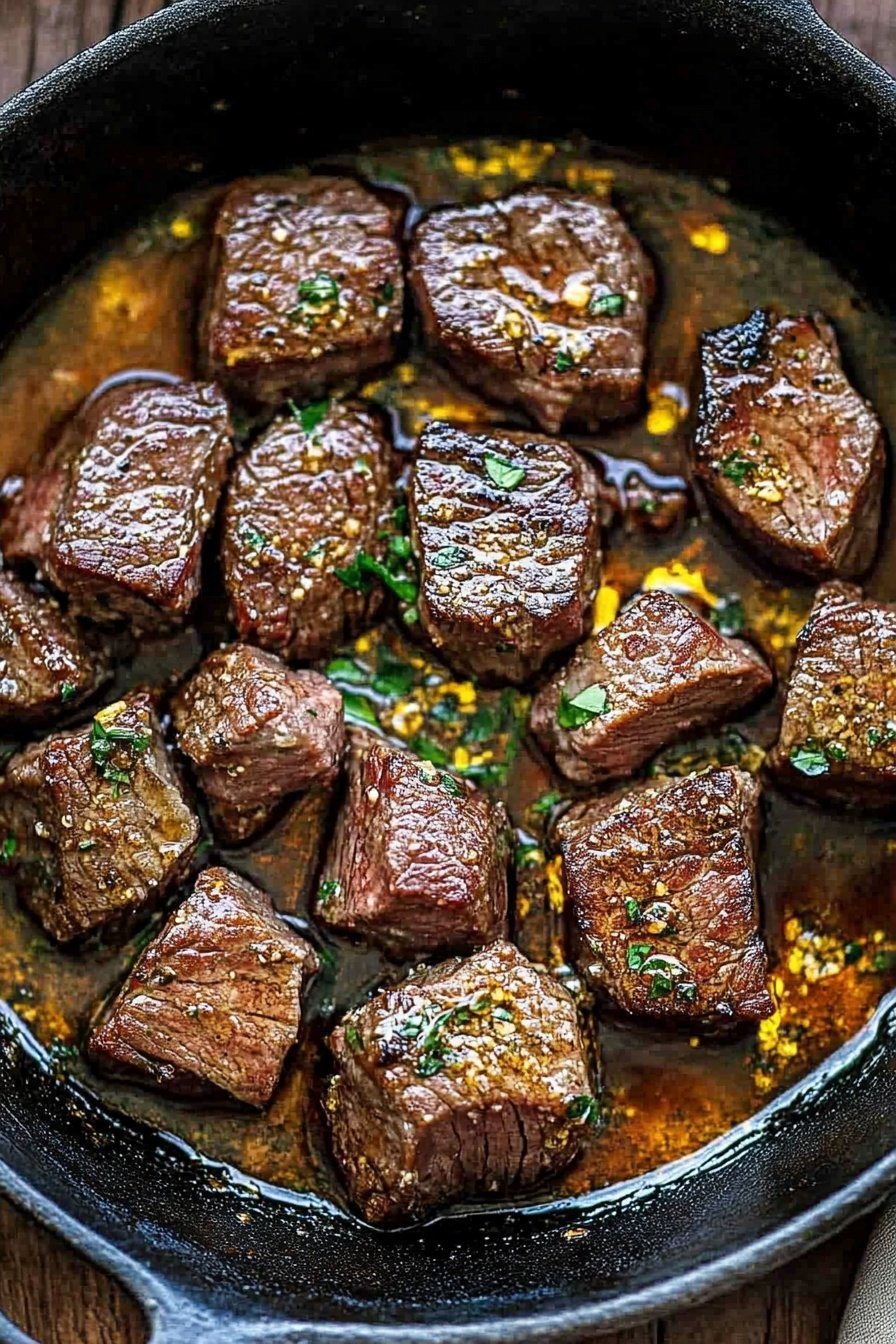 Sizzling Cowboy Steak Appetizer Bites