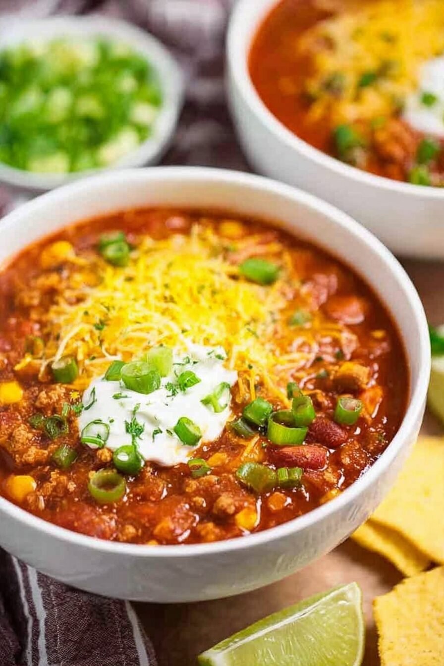 Slow Cooker Turkey Chili Recipe