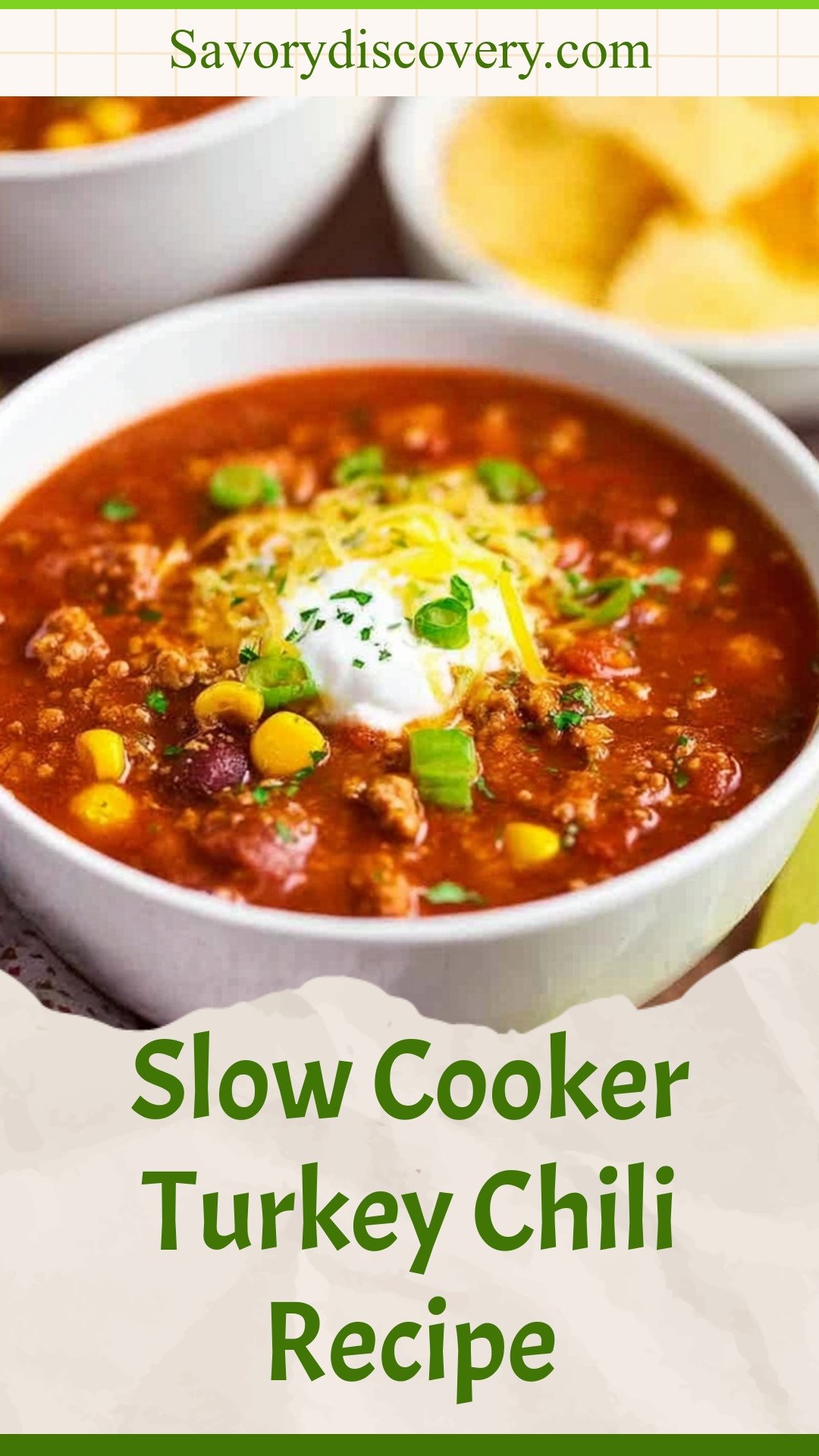 Slow Cooker Turkey Chili Recipe