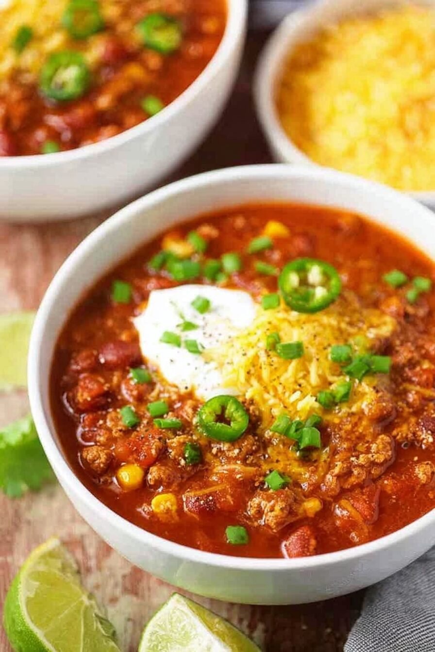 Slow Cooker Turkey Chili Recipe