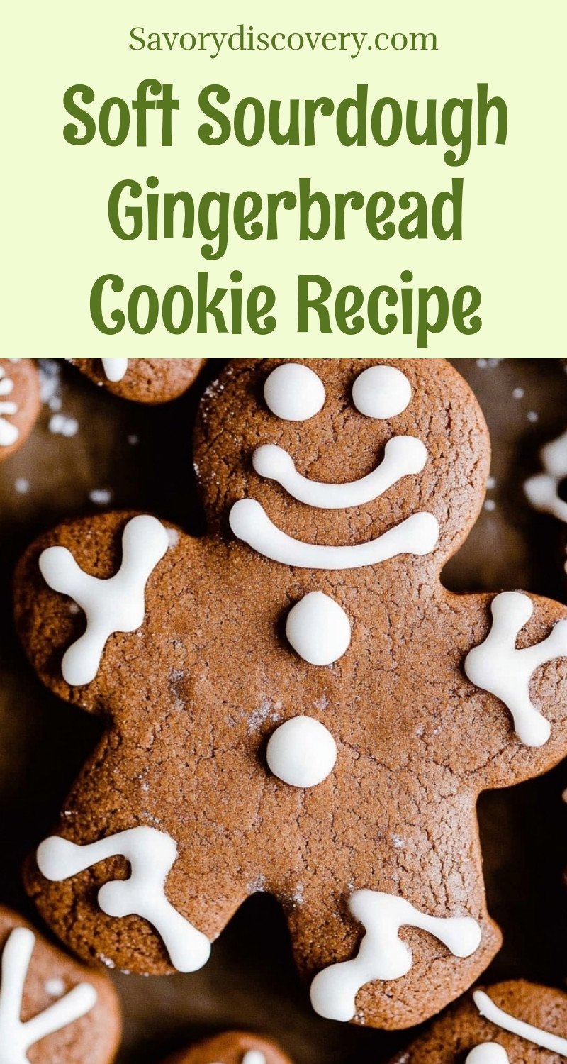 Soft Sourdough Gingerbread Cookie Recipe