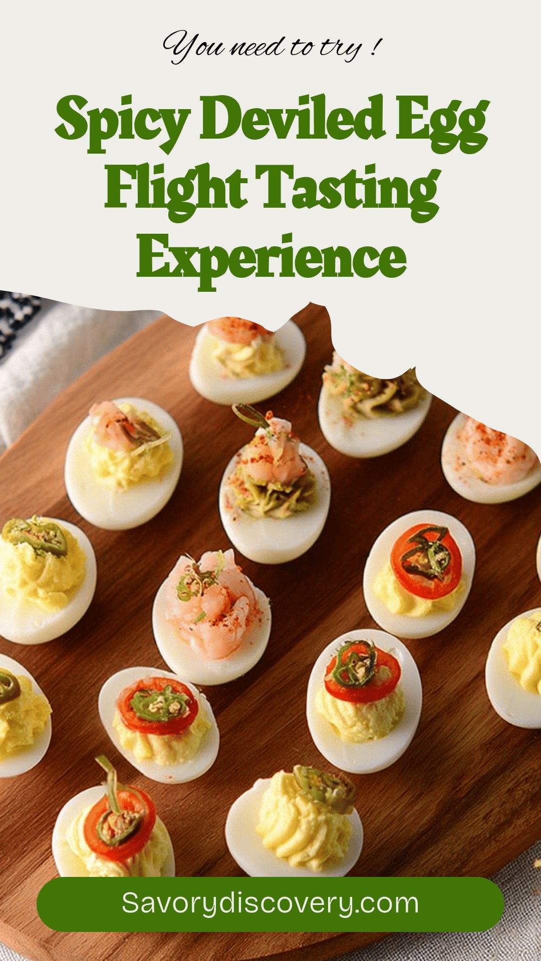 Spicy Deviled Egg Flight Tasting Experience