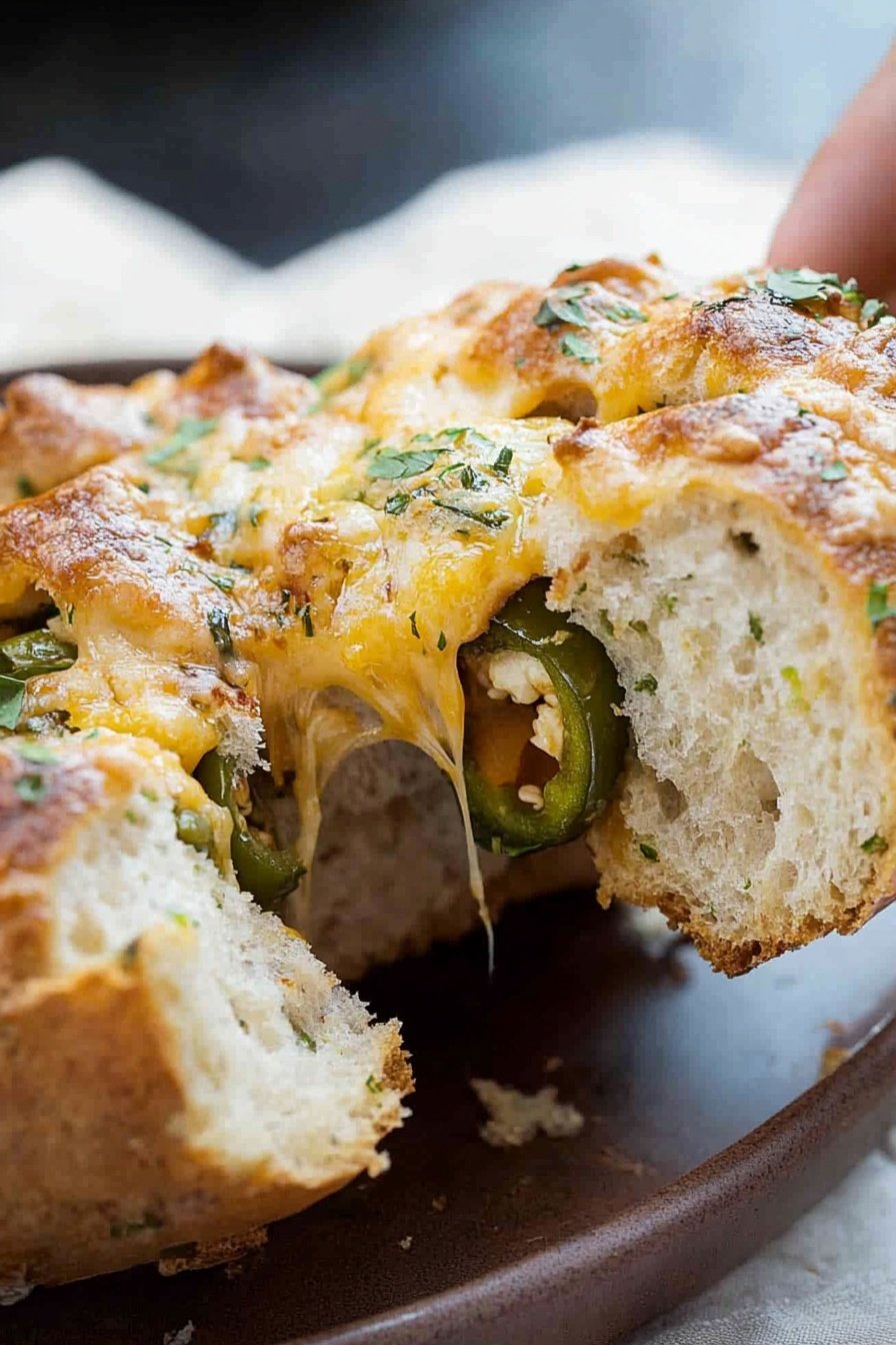 Spicy Jalapeno Popper Bread Recipe