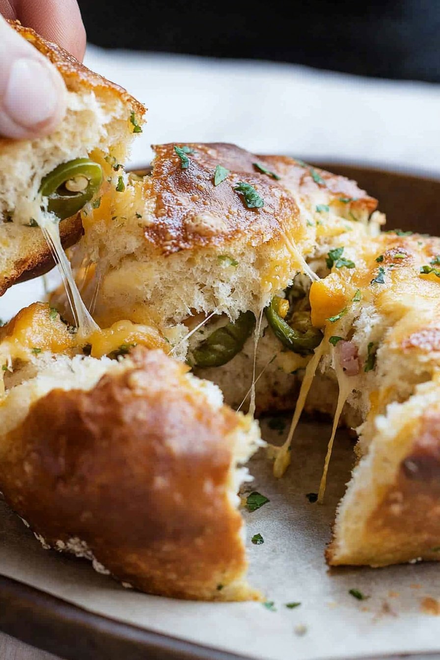 Spicy Jalapeno Popper Bread Recipe