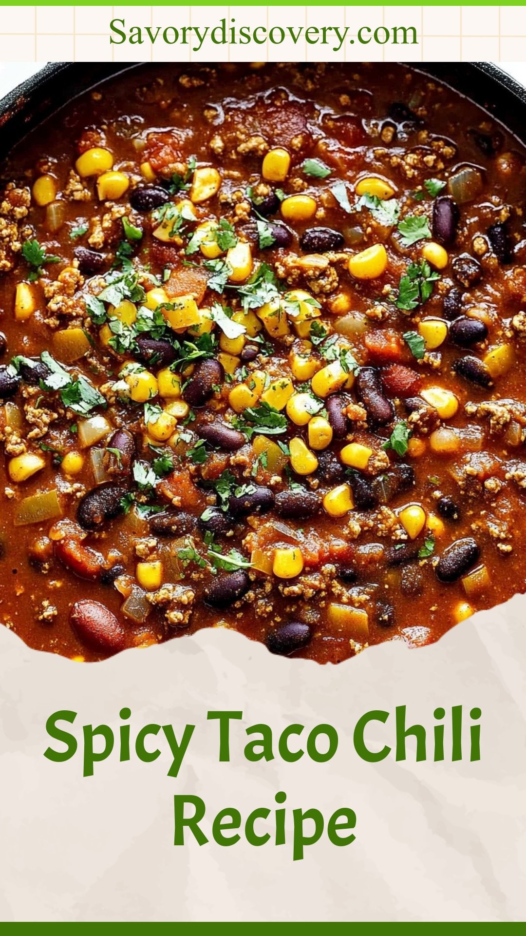 Spicy Taco Chili Recipe