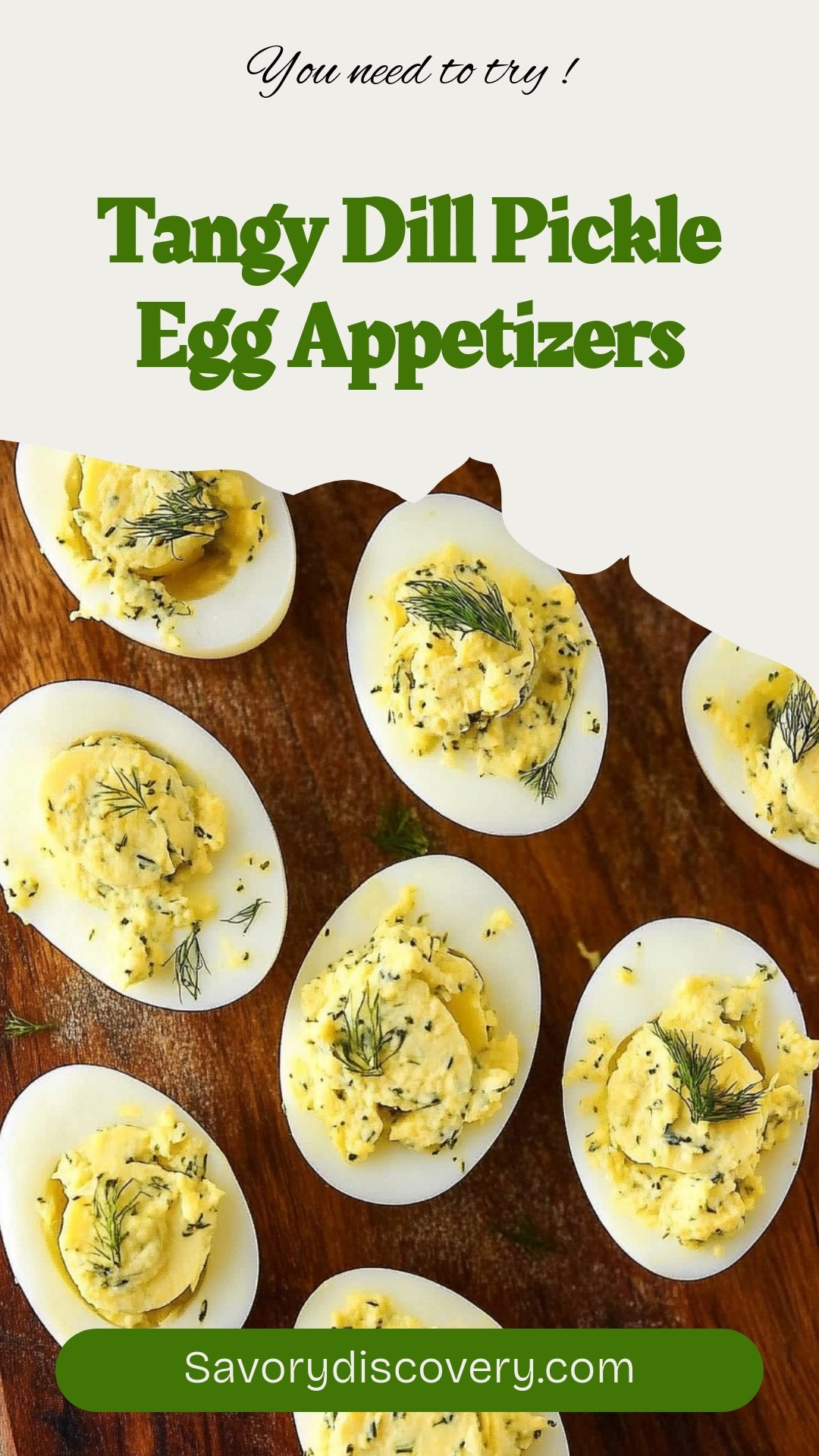 Tangy Dill Pickle Egg Appetizers