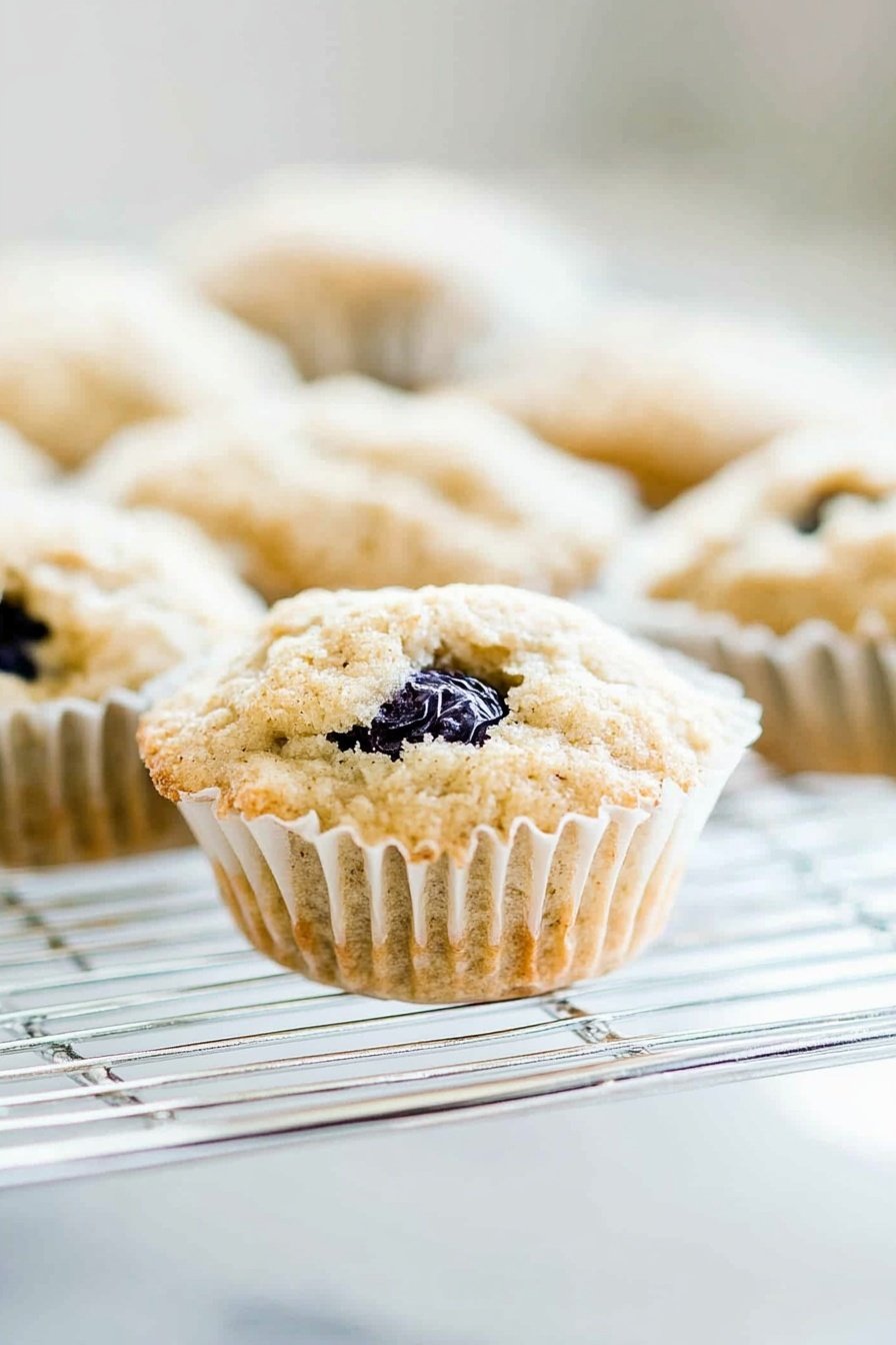 Tangy Sourdough Blueberry Muffin Recipe