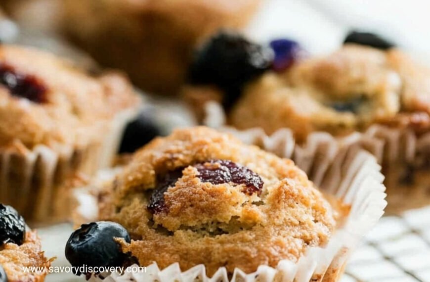 Tangy Sourdough Blueberry Muffin Recipe